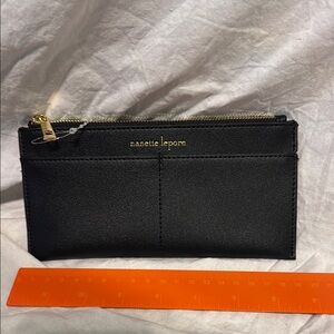 Nanette Lepore Black and Gold Wallet